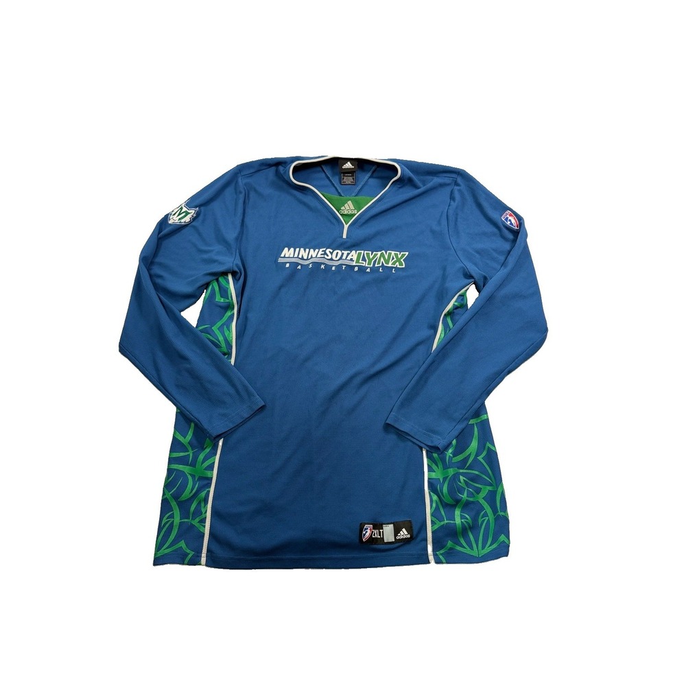 Minnesota Lynx Adidas Warm Up Jersey 2XLT WNBA Jersey Blue Green Tall